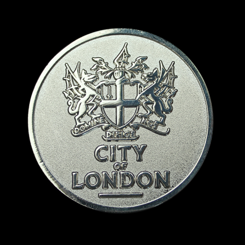 City-of-London-50mm-Silver-Frosted-Polished-Sports-Medal