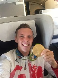 Joe Clarke posts social media pic on plane home as Team GB Bring on the Great