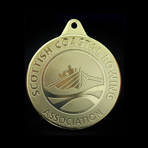 Silver & Bronze Skiffle World Championship Medals produced for Scottish Coastal Rowing Association