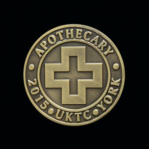 Apothecary 2015 Commemorative Coin - Commemorative sports coin for UKTC - by Medals UK