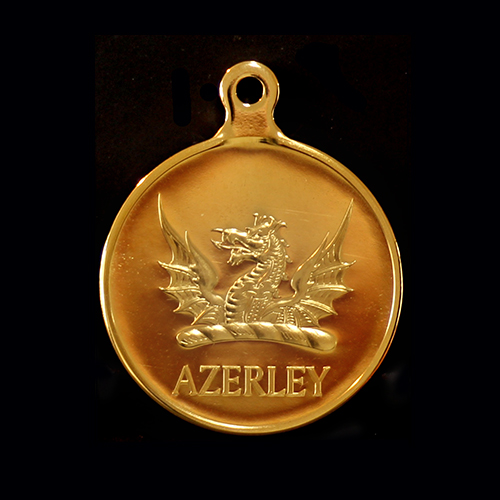 Azerley Estate Charity Clay Shoot Sports Medals produced in silver by Medals UK