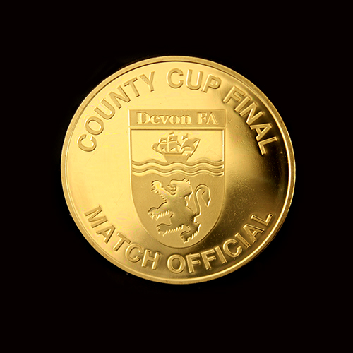 Devon County FA Commemorative Coin in gold