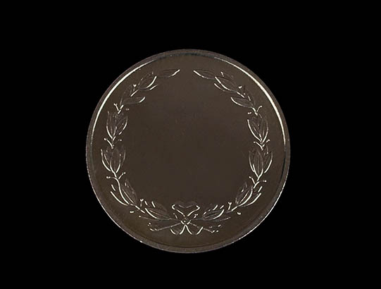 HMP Northallerton Anniversary Coin - 38mm silver minted laurel wreath commemorative coin