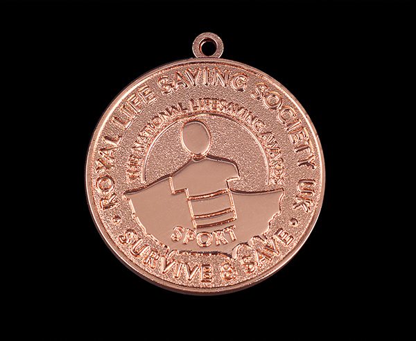 RLSS Award 40mm Bronze Frosted/Polished Sports Medal