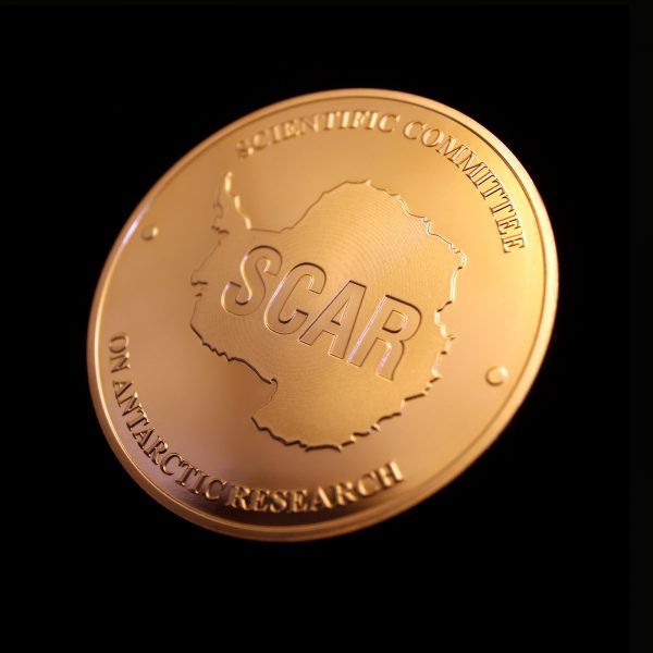 50mm Bronze Semi-Proof Medal SCAR - For Excellence for Scientific Committee on Antarctic Research Obverse