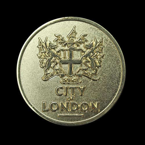 City-of-London-50mm-Gold-Frosted-Polished-Sports-Medal