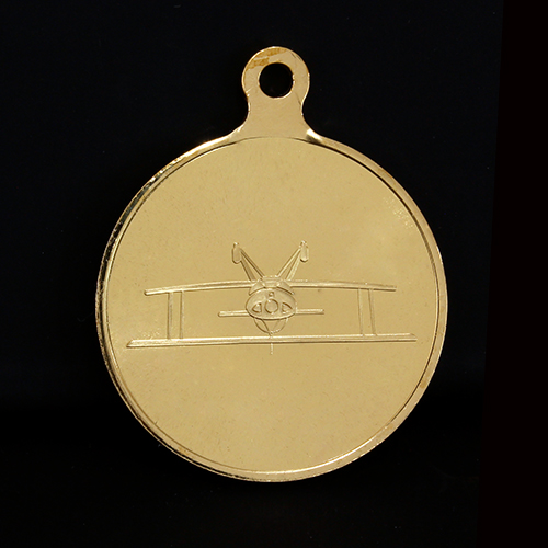 Gold British Aerobatics Association Sports Medals produced by Medals UK
