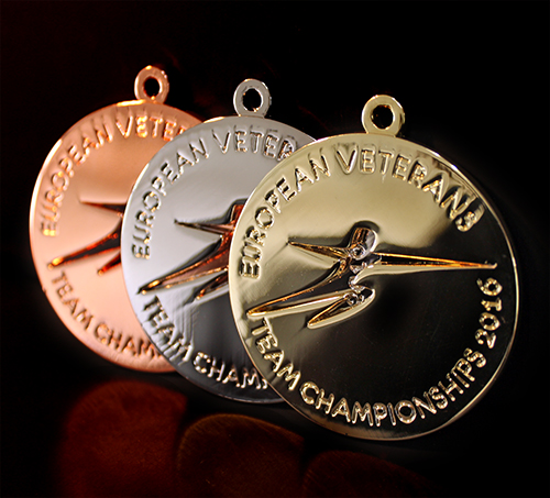 silver and bronze by Medals UK and featured a fetching cut out of the fencing logo