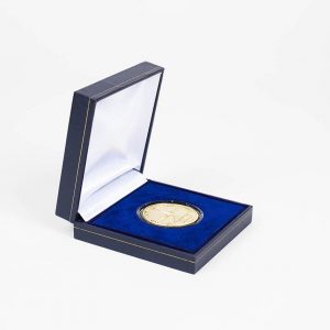 IWSC Competition 2006 Medal - 38mm gold frosted polished medal award in a blue leatherette case - International Wine & Spirit Competition Commemorative Medal by Medals UK