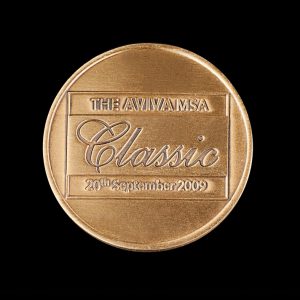 International Motor Sport Limited 45mm Gold Antique The AVIVA MSA Classic 2009 Sports Medal