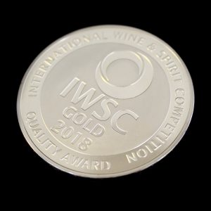 50mm Gold Semi-Proof Medal IWSC quality award Gold 2018 for The International Wine & Spirit Competition v2